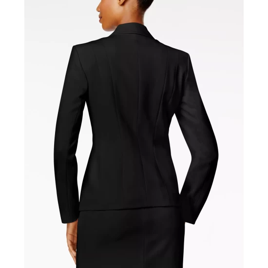 Top 10 ✔️ Kasper Crepe One-Button Blazer Black ⭐ 3 Top 10 ✔️ Kasper Crepe One-Button Blazer Black ⭐ - Image 2