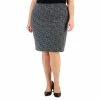 Best deal 🥰 Kasper Plus Size Printed Pull-On Pencil 👗 Skirt Black/vanilla Ice 🎉 -Cheap Kasper Store unnamed file 1039