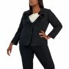 Best reviews of ⌛ Kasper Plus Size Ruffled Collar Two-Button Blazer Vanilla Ice 🔥