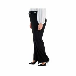 Cheapest ⭐ Kasper Plus Size High-Rise Bootcut-Leg Pants With Belt Black 🎁 -Cheap Kasper Store unnamed file 1063