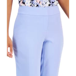 Brand new 👏 Kasper 👩 Women's Stretch-Crepe Elastic-Back Straight-Leg Pants California Sky 🎉 -Cheap Kasper Store unnamed file 113