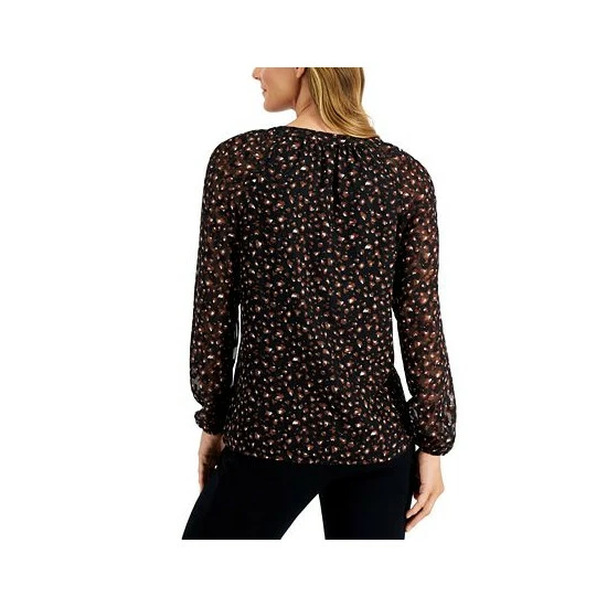 Best reviews of ๐ Kasper Petite Printed Split-Neckline Blouse Black Combo ๐ 4 Best reviews of ๐ Kasper Petite Printed Split-Neckline Blouse Black Combo ๐ - Image 2
