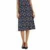 Wholesale 💯 Kasper Petite Printed Pull-On Midi 👗 Skirt Kasper Navy Multi 🥰 -Cheap Kasper Store unnamed file 1166