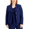 Outlet 🎁 Kasper Plus Size Two-Button Blazer Kasper Navy 🎁 -Cheap Kasper Store unnamed file 1189