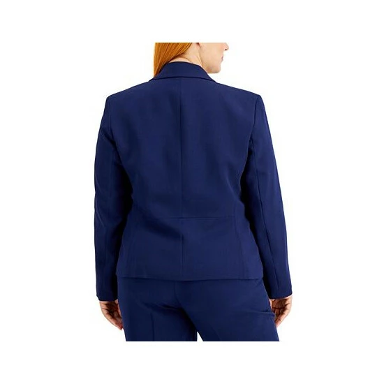 Outlet ๐ Kasper Plus Size Two-Button Blazer Kasper Navy ๐ 4 Outlet ๐ Kasper Plus Size Two-Button Blazer Kasper Navy ๐ - Image 2