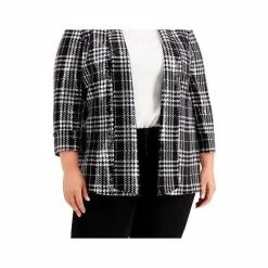 Cheap ๐ Kasper Plus Size Plaid Sequin Open-Front Blazer Black/silver ๐ 8 Cheap ๐ Kasper Plus Size Plaid Sequin Open-Front Blazer Black/silver ๐ -Cheap Kasper Store unnamed file 1208