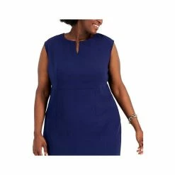 Best Sale 🧨 Kasper Plus Size Sleeveless Sheath 👗 Dress Black 😀 -Cheap Kasper Store unnamed file 1228