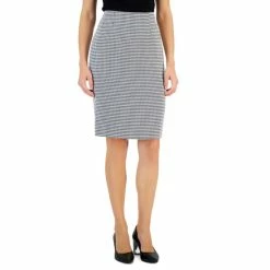 Best reviews of ๐ Kasper ๐ฉ Women's Houndstooth Knee-Length Pencil ๐ Skirt Black/white ๐