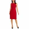 Hot Sale 🎉 Kasper Petite Sheath 👗 Dress Fire Red 🔥