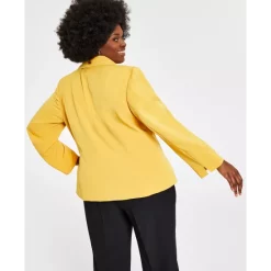 Brand new โ Kasper Plus Size Crepe One-Button Blazer Gold ๐ 12 Brand new โ Kasper Plus Size Crepe One-Button Blazer Gold ๐ -Cheap Kasper Store unnamed file 134