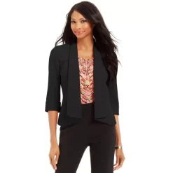 Best deal ⭐ Kasper Open-Front Soft Blazer Black 🌟 -Cheap Kasper Store unnamed file 160