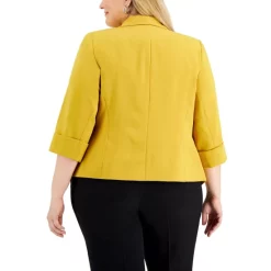 Hot Sale 🥰 Kasper Plus Size Open-Front Soft Blazer Royal Blue 🔥 -Cheap Kasper Store unnamed file 221
