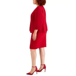 Promo 🔔 Kasper 👩 Women's Single-Button Notched Collar Rolled Sleeve Blazer Black 🧨