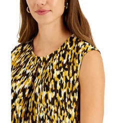 Hot Sale 🎉 Kasper 👩 Women's Pull-On Mid-Rise Wide-Leg Pants Chocolate Combo 👏 -Cheap Kasper Store unnamed file 258