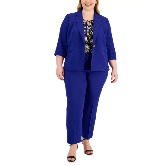 Cheapest ๐ฅฐ Kasper Plus Size 3/4-Sleeve Single-Button Blazer Black ๐ 7 Cheapest ๐ฅฐ Kasper Plus Size 3/4-Sleeve Single-Button Blazer Black ๐ - Image 5