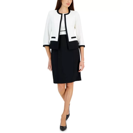 Top 10 โจ Kasper ๐ฉ Women's Sleeveless Colorblocked Sheath ๐ Dress Vanilla Ice/black โจ 8 Top 10 โจ Kasper ๐ฉ Women's Sleeveless Colorblocked Sheath ๐ Dress Vanilla Ice/black โจ - Image 6