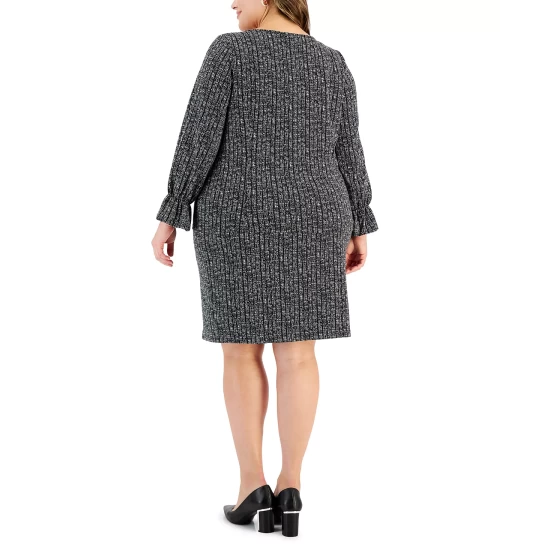 Outlet ๐ Kasper ๐ฉ Women's Flutter-Sleeve Sheath ๐ Dress Royal Blue โค๏ธ 6 Outlet ๐ Kasper ๐ฉ Women's Flutter-Sleeve Sheath ๐ Dress Royal Blue โค๏ธ - Image 4