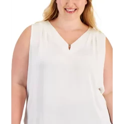 Brand new 🔔 Kasper Plus Size Embellished Camisole Lily White 👏 -Cheap Kasper Store unnamed file 393