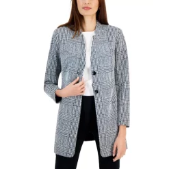 Best Pirce 🔥 Kasper 👩 Women's Circle-Print Faux-Wrap 👗 Dress Kasper Navy Multi ⌛ -Cheap Kasper Store unnamed file 411