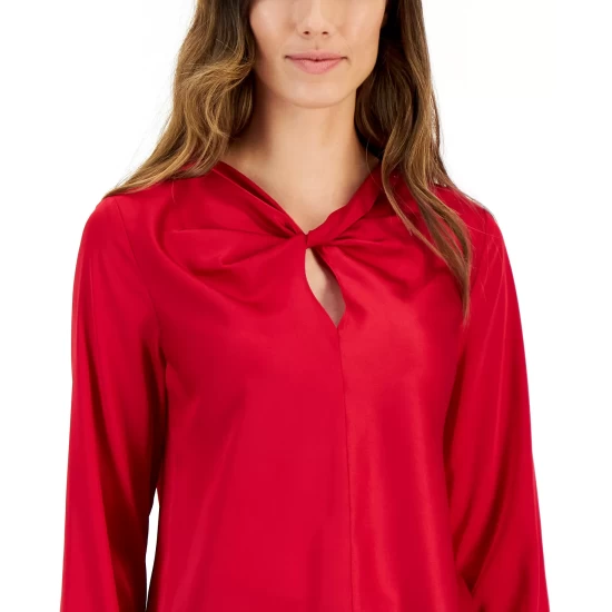 Outlet ๐งจ Kasper ๐ฉ Women's Mixed-Media Twist-Neck Sheath ๐ Dress, Created For Macy's Black ๐ 3 Outlet ๐งจ Kasper ๐ฉ Women's Mixed-Media Twist-Neck Sheath ๐ Dress, Created For Macy's Black ๐