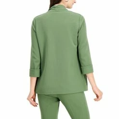 Best Pirce 💯 Kasper Petite Open-Front Cardigan Black ✨ -Cheap Kasper Store unnamed file 459