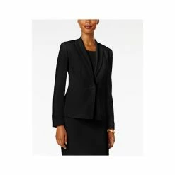 Cheapest 😉 Kasper Crepe One-Button Petite Blazer Black 🤩 -Cheap Kasper Store unnamed file 484