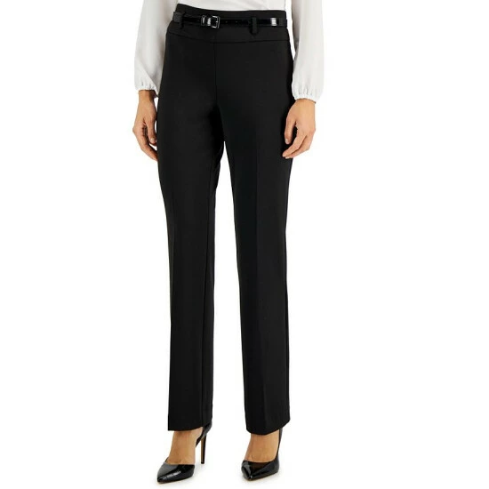 Discount โ Kasper Petite Belted Bootcut Pants Black ๐ 3 Discount โ Kasper Petite Belted Bootcut Pants Black ๐