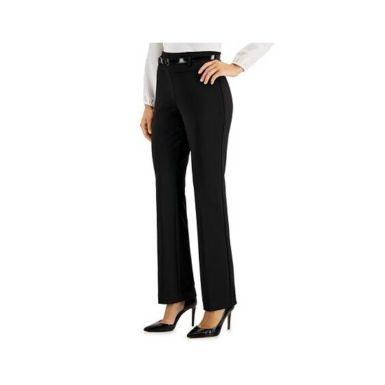 Discount โ Kasper Petite Belted Bootcut Pants Black ๐ 5 Discount โ Kasper Petite Belted Bootcut Pants Black ๐ - Image 3