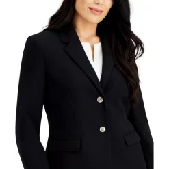 Coupon 🎉 Kasper Two-Button Blazer, Regular And Petite Sizes Kasper Navy 👍 -Cheap Kasper Store unnamed file 54