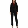 Buy ⭐ Kasper 👩 Women's One-Button Blazer, Tie-Front Blouse, & Pull-On Pants Kasper Navy 👏 -Cheap Kasper Store unnamed file 627