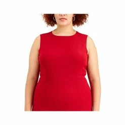 Buy 😍 Kasper Plus Size Sheath 👗 Dress Fire Red 🤩 -Cheap Kasper Store unnamed file 633