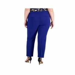 Best Pirce 🎁 Kasper Plus Size Slim Pants Royal Blue 👍 -Cheap Kasper Store unnamed file 656