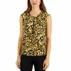 Top 10 ✔️ Kasper 👩 Women's Printed Cap-Sleeve Top Marigold Combo ⌛ -Cheap Kasper Store unnamed file 701
