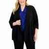 New ✨ Kasper Plus Size Open-Front Cardigan Royal Blue ❤️