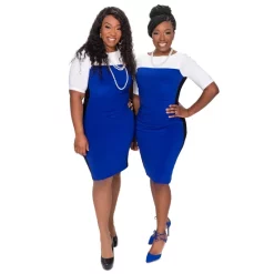 Top 10 ✨ Kasper 👩 Women's Sleeveless Colorblocked Sheath 👗 Dress Vanilla Ice/black ✨