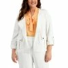 Brand new 🥰 Kasper Plus Size Roll-Tab Cardigan Jacket Lily White 😍