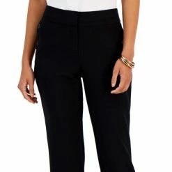 Coupon 🧨 Kasper 👩 Women's Stretch-Crepe Cropped Sailor Pants Black ⭐ -Cheap Kasper Store unnamed file 746