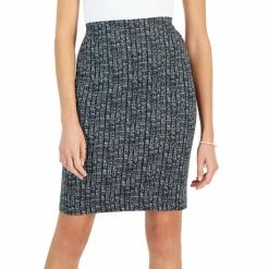 Top 10 🎁 Kasper Petite Pull-On Pencil 👗 Skirt Black/vanilla Ice ⌛