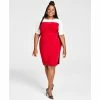 Best Sale ๐ Kasper Plus Size Chaplin Colorblocked Elbow-Sleeve ๐ Dress Crimson Combo ๐ 1 Best Sale ๐ Kasper Plus Size Chaplin Colorblocked Elbow-Sleeve ๐ Dress Crimson Combo ๐ -Cheap Kasper Store unnamed file 854