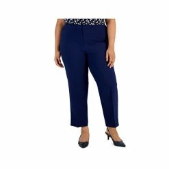 Wholesale 🔔 Kasper Plus Size Straight-Leg Pants Black 😀 -Cheap Kasper Store unnamed file 915
