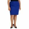 Promo ⭐ Kasper Plus Size Pencil 👗 Skirt Capri Blue ⌛ -Cheap Kasper Store unnamed file 934