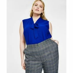Best reviews of 🎁 Kasper Plus Size Glen Plaid Pull-On Pants Royal Blue Combo 🤩 -Cheap Kasper Store unnamed file 943