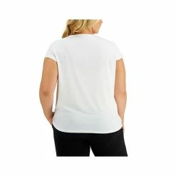 Hot Sale ❤️ Kasper Plus Size Cap-Sleeve Cowlneck Top Pale Yellow 🎉 -Cheap Kasper Store unnamed file 969